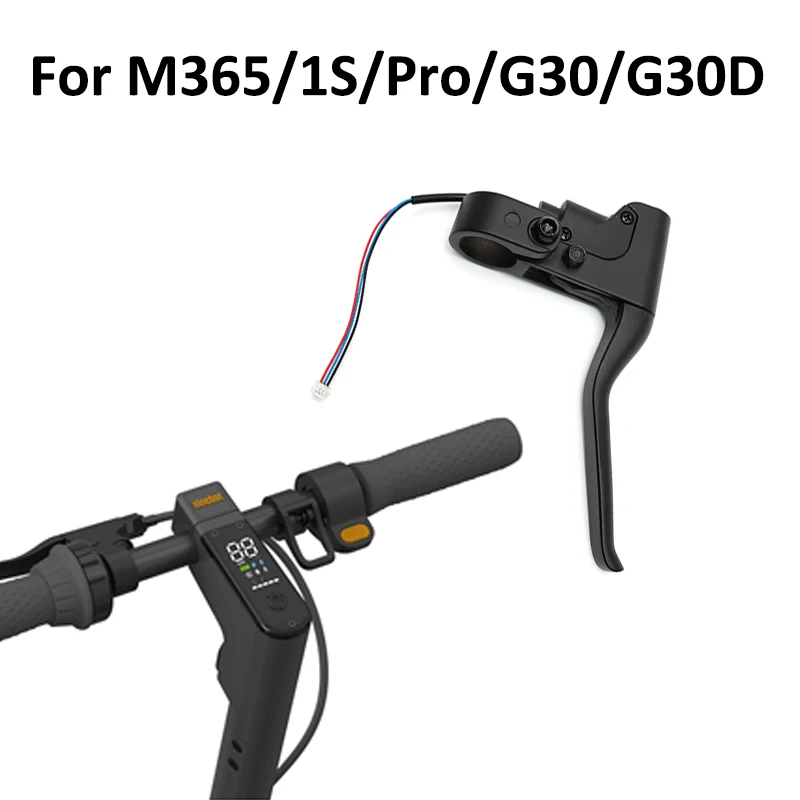 Electric Scooter Spare Parts Handle Brake Lever for Xiaomi M365 1S Pro 2 and Ninebot MAX G30 Electric Scooter Aluminium Alloy Hand Assembly Parts