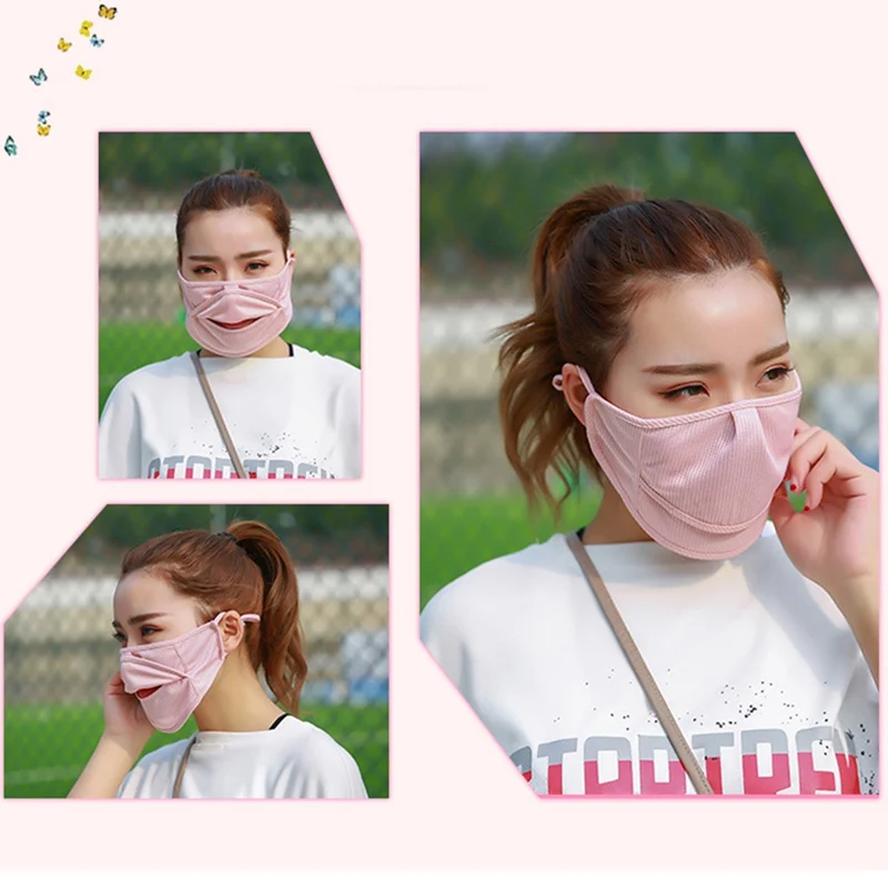 Велосипедная маска для лица, Женская дышащая Пыленепроницаемая многоразовая моющаяся маска для рта, защита для велоспорта, спортивная одежда, аксессуары