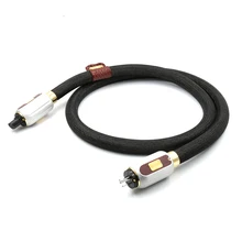 

Hifi audio Enigma Extreme Signature audio power cable with Rhodium plated US Plugs connection