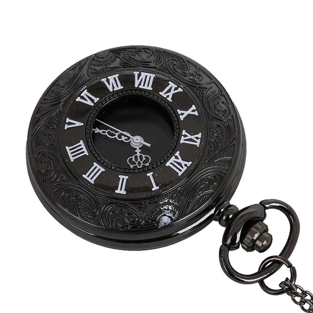 Карманные часы винтажная цепочка из сплава ретро римские Весы ожерелье Подарки Подвеска часы висячие орнамент Fob часы покупка 40