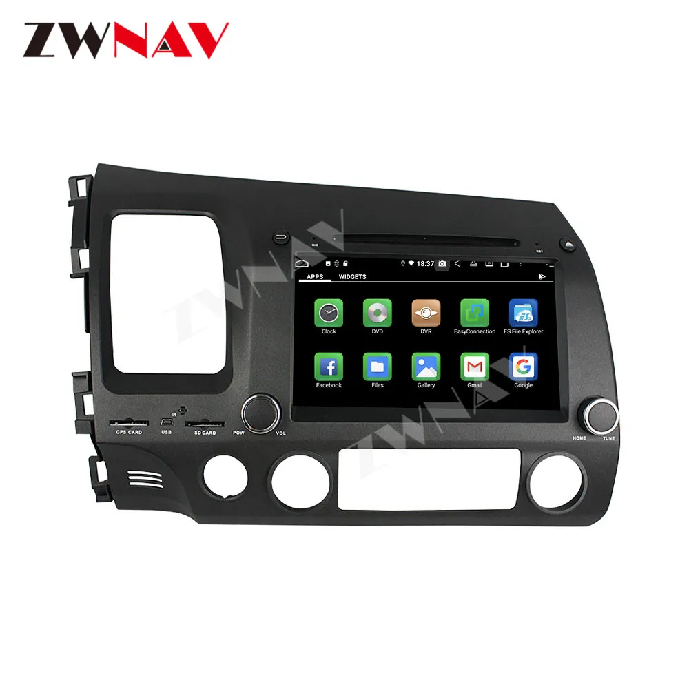 4G+128G Android 10 DSP Car Radio Multimedia Video Player For Honda Civic 8 2005-2011 Navigation GPS No 2din 2 din dvd CARPLAY