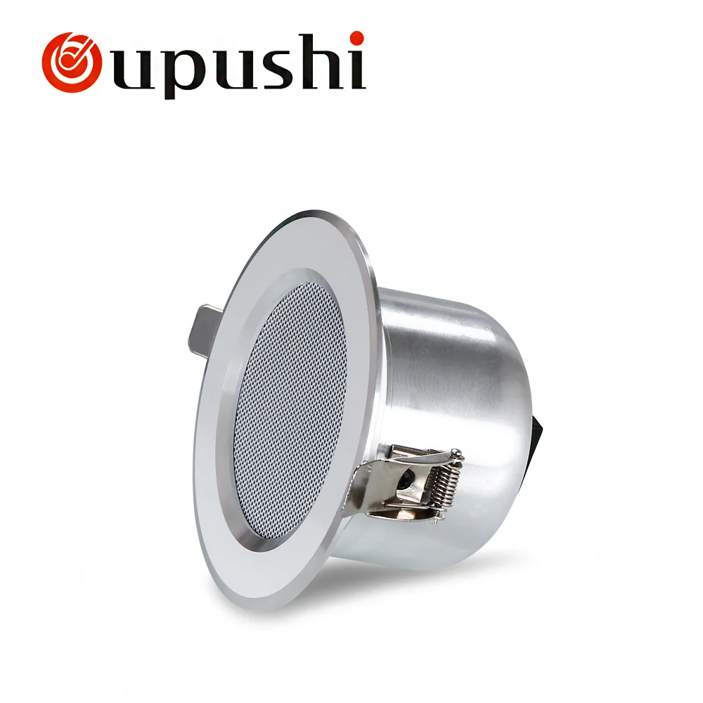 Oupushi CE803 встроенный потолочный динамик 10 Вт Портативный мини аудио домашний кинотеатр система настенный динамик с усилителем