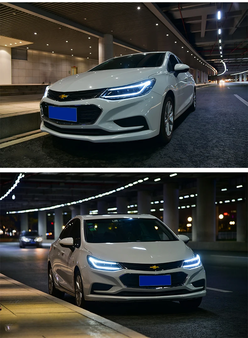 DY_L Автомобиль Стайлинг головная лампа для нового Chevrolet cruze фары- светодиодный фары DRL Биксеноновые линзы Высокий Низкий Луч парковки