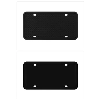 

Car License Plate Frame Exterior 2Pcs Silicone Replacement Accessories
