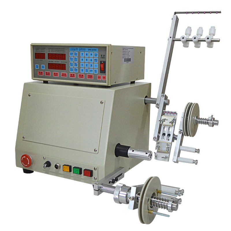 Computer C automatic Coil winder winding machine CNC manual 0.03-1.2mm copper hand wire coil winding 220V coil winding machine