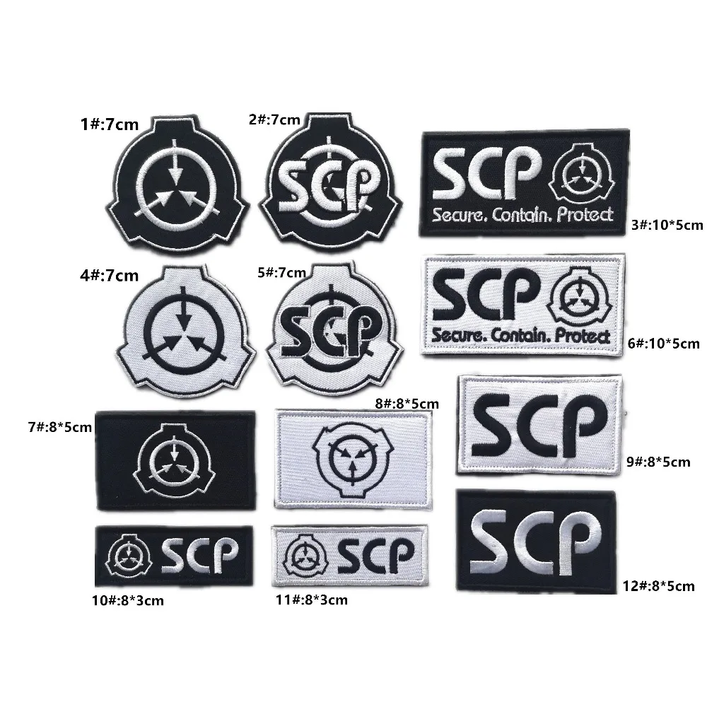 Специальные процедуры удержания основа безопасный содержит защитную SCP патчи значки аппликации SCP патч для куртки заклепки для джинсов