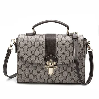 

Best Selling Brand Women PU Leather Tote Bag Female Fashion Prints Handbags Shoulder Crossbody Bags Flap PU Totes