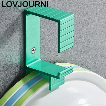 

De Bain Badkamer Accessoires Mobile Bagno Rack Banyo Aksesuarlari Hairdryer Holder Shower Banheiro Shelves Wall Bathroom Shelf