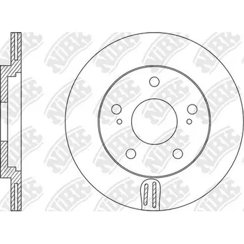 

Disc brake TOYOTA VENZA 08 front NIBK RN1574