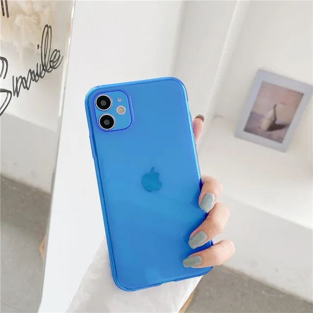 Luxury Fluorescence Solid color Soft Case For Apple iphone 11 Pro Max XR X XS Max 7 8 6 6s Plus SE 2020 10 shockproof Back Cover Luxury Fluorescence Solid color Soft Case For Apple iphone 11 Pro Max XR X XS Max 7 8 6 6s Plus SE 2020 10 shockproof Back Cover