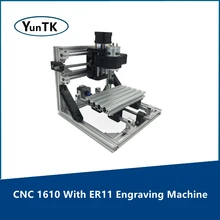 CNC 1610 Avec ER11 Machine de Gravure, Zone De Travail 16x10x3cm, Bois Routeur, Graver En Acier Inoxydable, En Métal