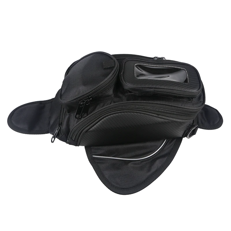 

Moto Tank Bag Motorcycle Magnetic Oil Fuel Tank Bag Motorbike Mobile Phone Navigation Fuel Package With Fixed Straps