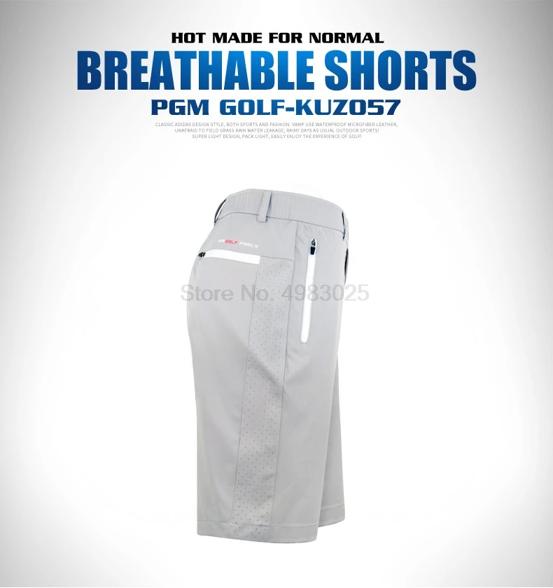 Pgm шорты для гольфа для мужчин, высокая эластичность, быстросохнущие шорты, Летние удобные, анти-пот, шорты для гольфа, одежда для гольфа 2Xs-3Xl D0772