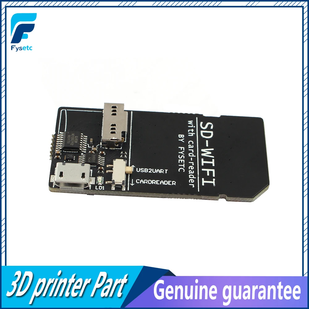 Fysetc-módulo Sd-wifi Card-reader Transmissão Usb para Chip Serial Run Esp Web Wireless Onboard Fit para s6 f6 Turbo - Imagem 2