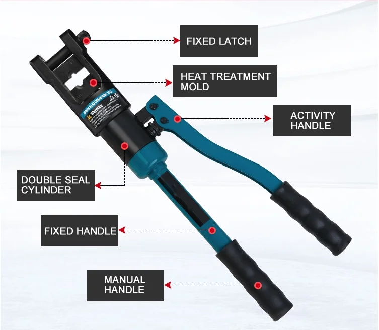 YQK-120 700bar 12t hydraulic crimping tool in electrical