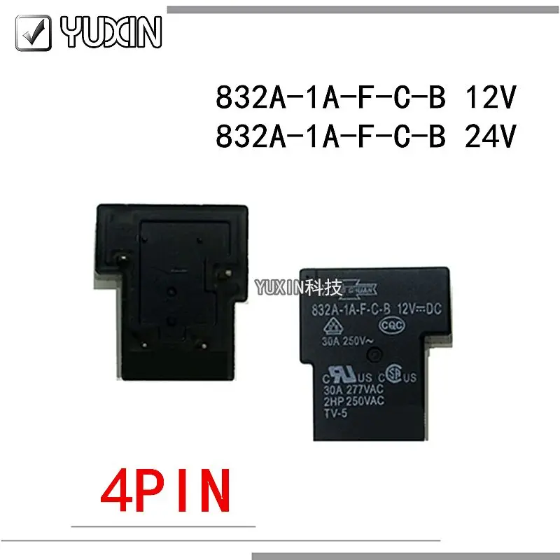 5 шт./лот 100% оригинальное и новое реле 832A-1A-F-C-B-12VDC 832A-1A-F-C-B-24VDC 832A-1A-F-C-B 12V 832A 1A F C B DC12V