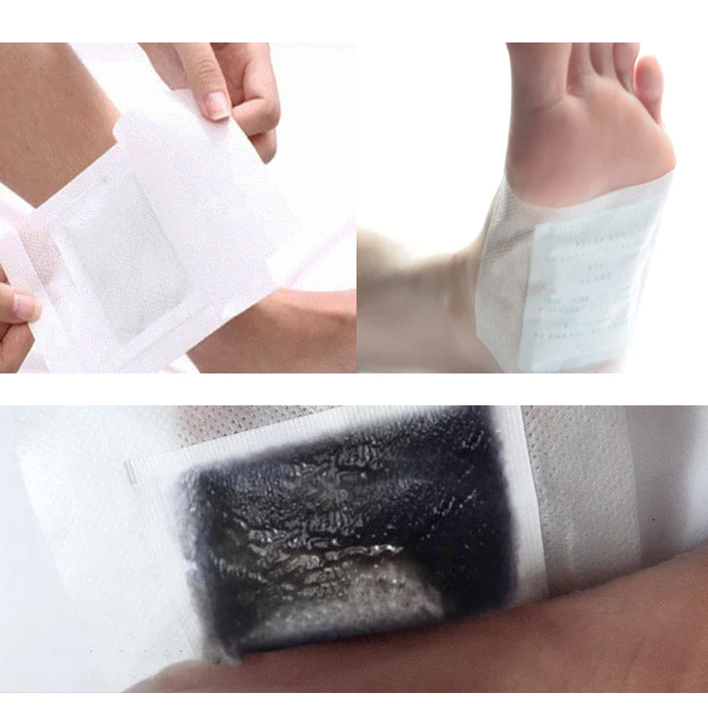 

LAMILEE Artemisia Argyi Detox Foot Patches Pads Toxins Feet Slimming Cleansing Herbal Body Health Adhesive Pads 10Pcs Bulk
