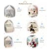 Children Play House Castle Kid Teepee Tents Cotton Foldable Tent Canopy Bed Curtain Baby Crib Netting Girls Boy Room Decoration 4