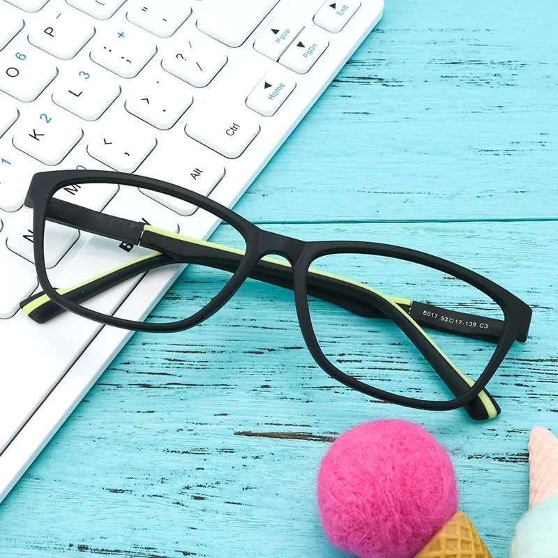 

Men Glasses Frame Optical 2019 Men Clear Lens Prescription Anti Blue Light Ultra-light Silicone Eyewear Eyeglasses