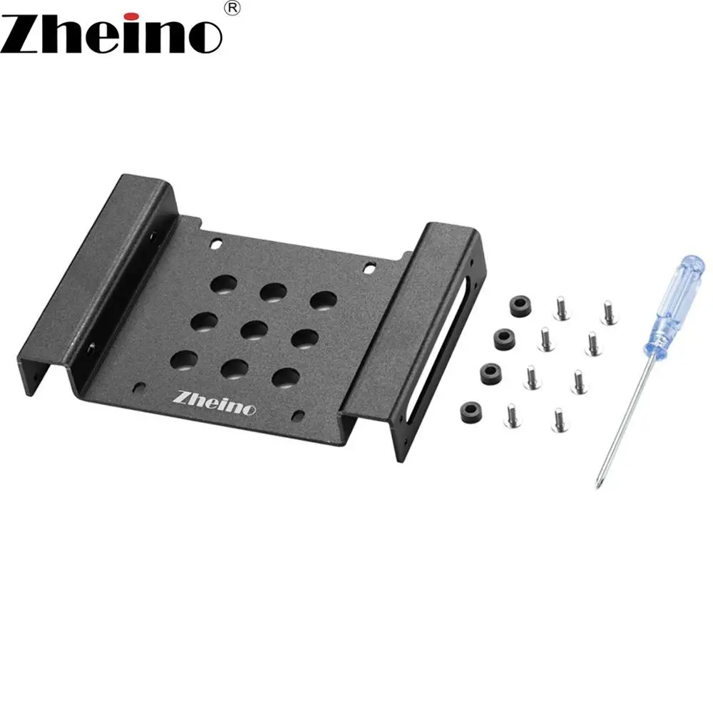 Zheino 2 5 дюйма до 3 SSD HDD алюминиевый Монтажный кронштейн металлический монтажный