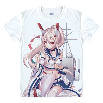 

Azur Lane T-shirt Men Women Short Sleeve Summer Cosplay Costumes Characters t shirt