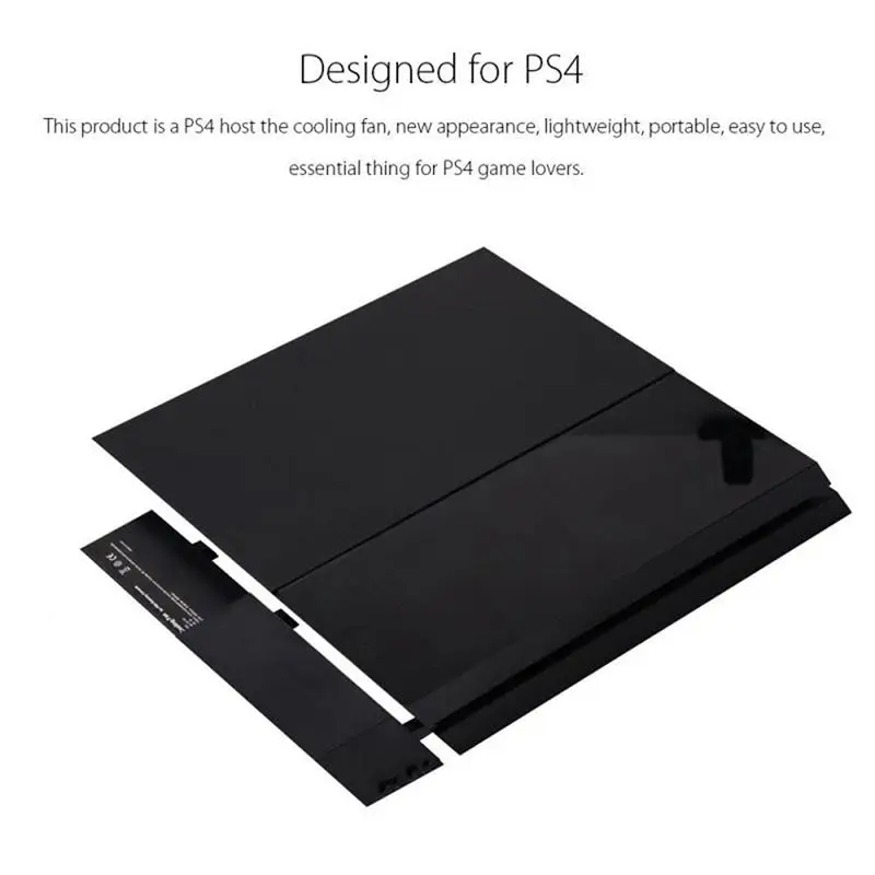 GloryStar для PS4 5-Fan Playstation Cooling внешний турбо контроль температуры кулер