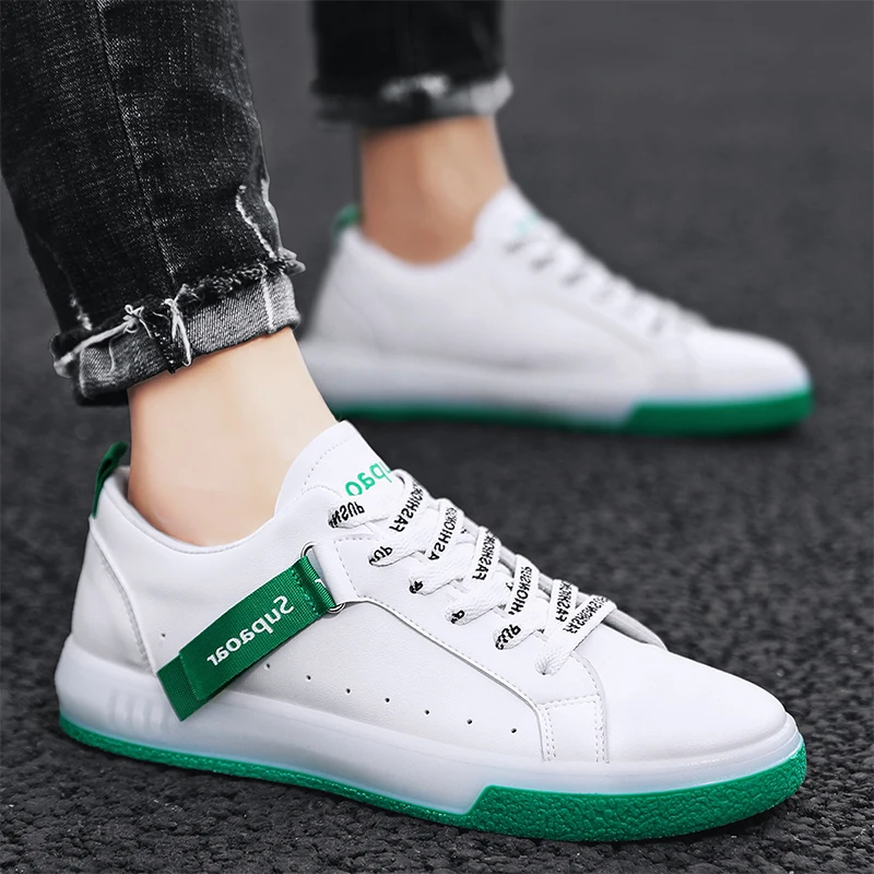 

New Release Men Casual Shoes Stan Sneakers GG Smith Trainers PU Outdoor Breathable NYFW Trainers