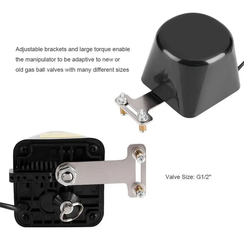 

G1/2in Electric Automatic Manipulator Shut Off Valve High Pressure Hydraulic Valve for Alarm Gas Water Pipeline Security Devic