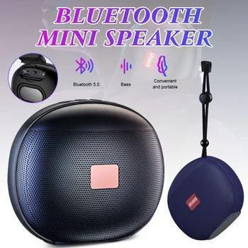 

Portable Bluetooth Mini Speaker Loudspeaker Sound System Outdoor Speaker with FM Radio TF Card Wireless Stereo Speaker Music