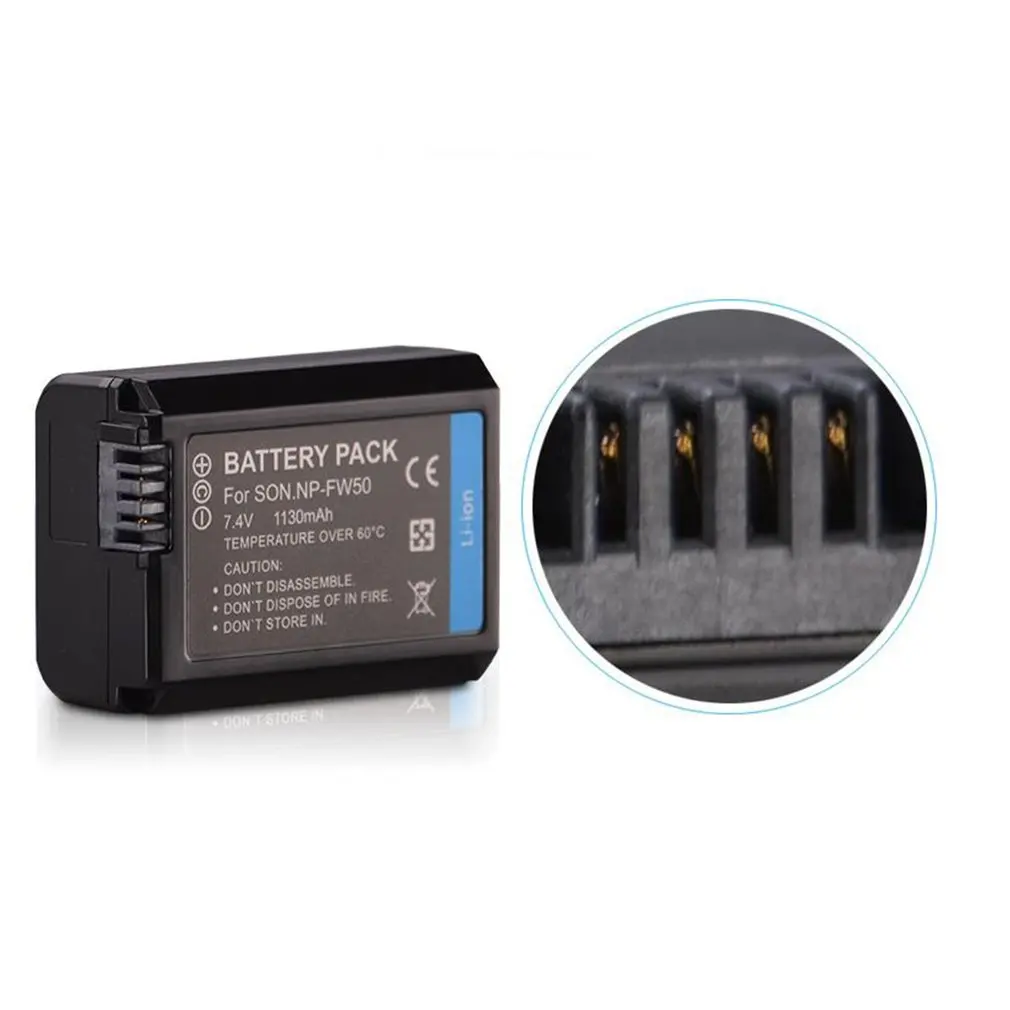 NP-FW50 1130mAh черный литий-ионный аккумулятор для камеры sony запасная замена безопасный Стабильный Прочный Высокое качество