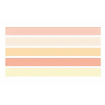 

5pcs/lot Decorative Washi Tape Diy Rainbow Sticker Masking Paper Set For Diy Crafts Planners Scrapbooks Bullet Journals Cards