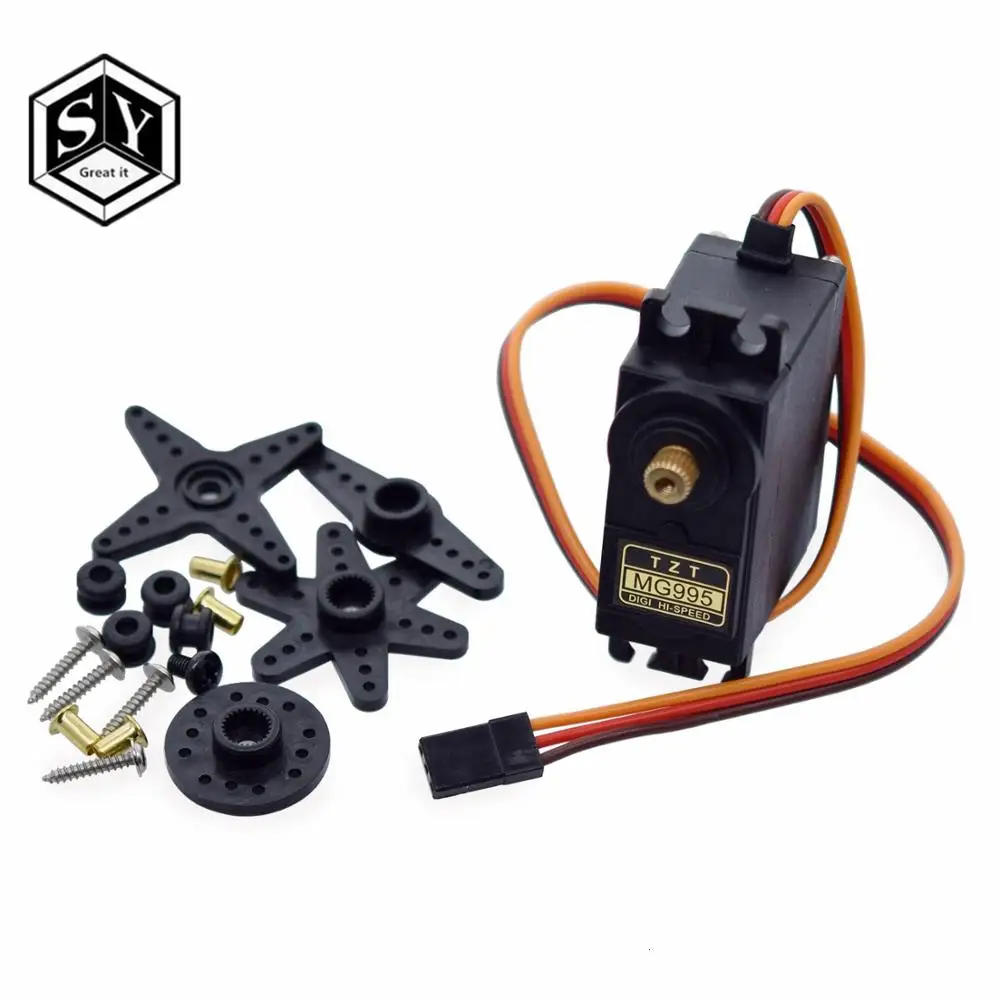 1 шт. Great IT MG995 55g servos Digital Metal Gear rc car robot Servo|Интегральные схемы| |