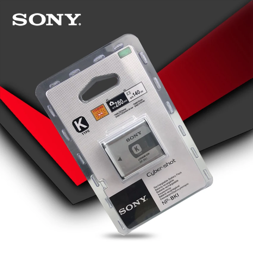 Оригинальный аккумулятор для камеры Sony Φ NP BK1 DSC W190 S750 S780 S950 S980 W370 W180 | Электроника