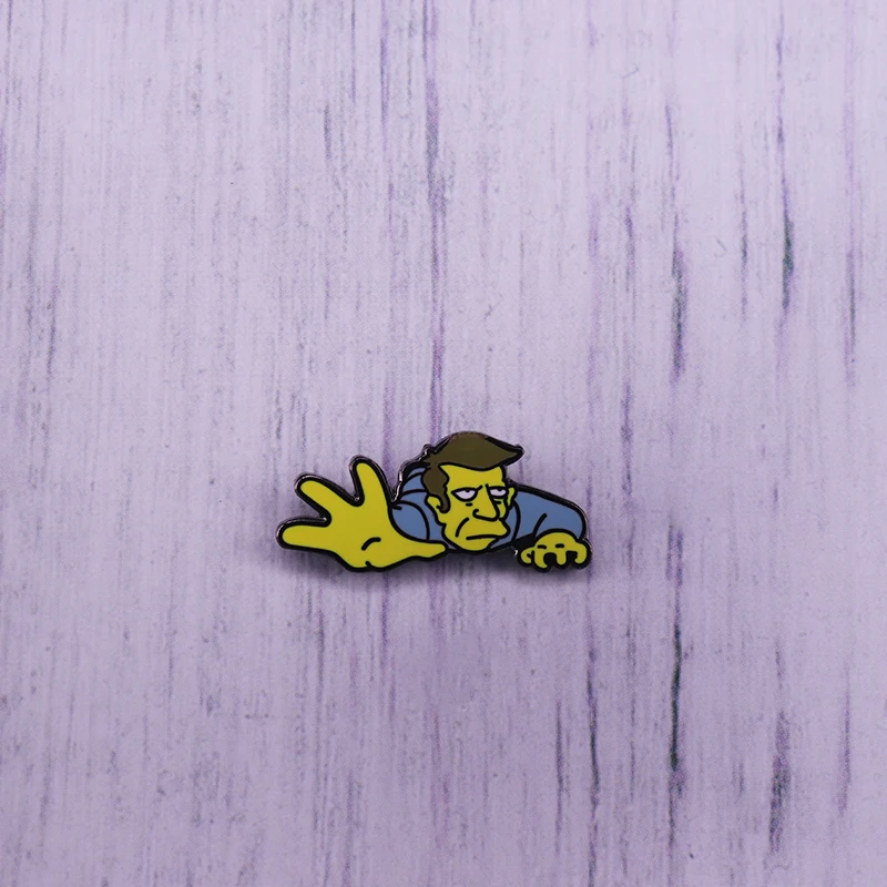 Забавная Коллекция аниме Seymour Skinner pin | Украшения и аксессуары