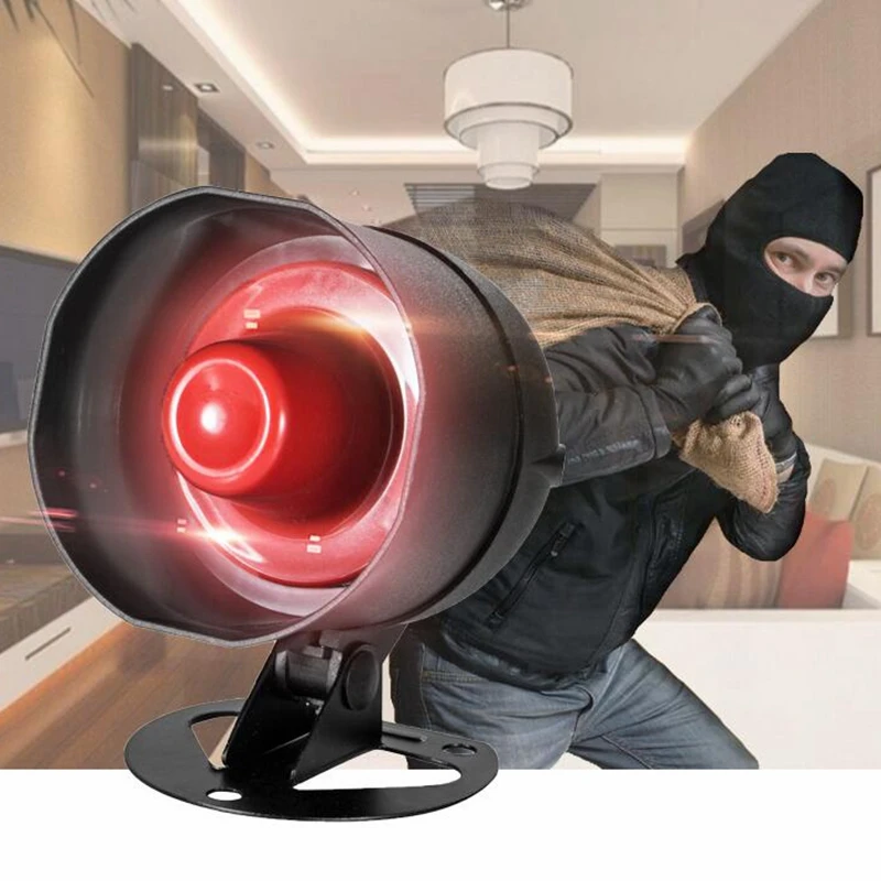 

Wireless Alarm Household Anti-theft 120dB High Decibel 9V Easy Installation High Quality Safety Protection Wireless Alarm Host