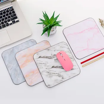 

1pc Marble Pattern Mouse Pad Computer Mouse Pad Natural Rubber Mouse Pad Keyboard Desk Mat Office Desk Accessories