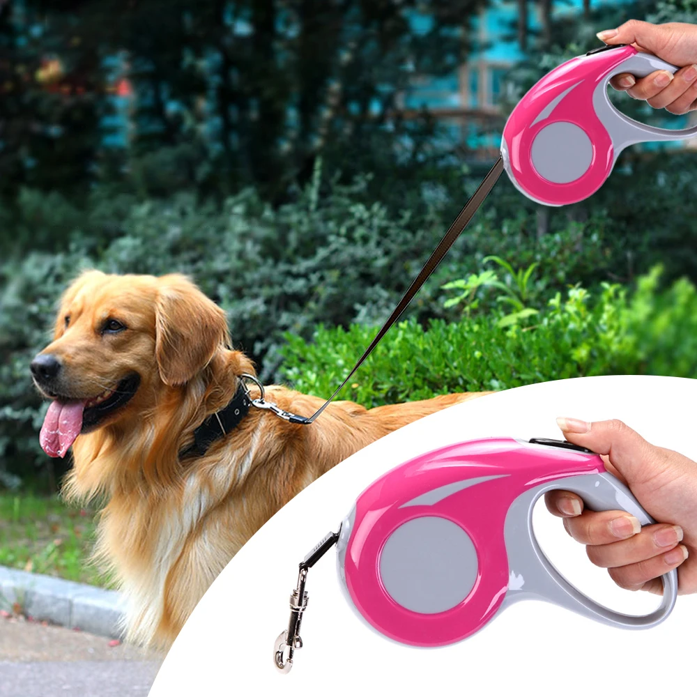

Durable Dog Leash Automatic Retractable Nylon Dog Lead Extending Puppy Walking Running Leads For Small Medium Dogs Pet Supplies