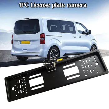 

European License Plate Holder Frame with Car Rear View Camera Night Vision Waterproof Night Vision Reverse Backup Camera #zer
