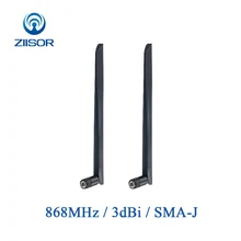 868 МГц Lora антенна Omni 868 м антенна SMA Male DTU модуль антенна дальнего радиуса действия WLAN антенна Ziisor TX868-JKD-20