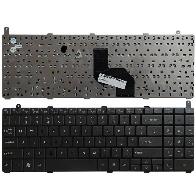 Клавиатура для ноутбука Hasee TW9 A550 -P62 A560 I3 I5 I7 D1 D2 D3 D5 английская раскладка |