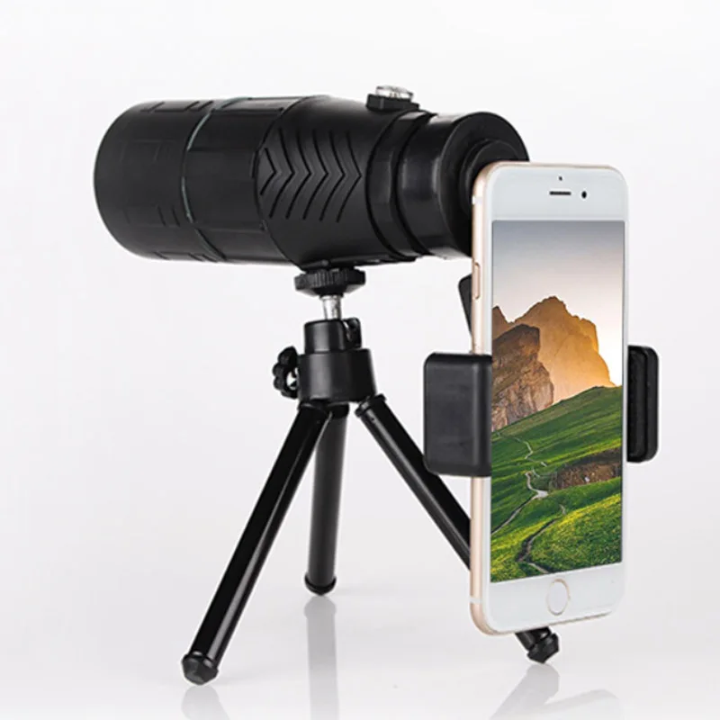

Portable Telescope 10x42 Monocular Zoom Binoculars BAK4 Night Hunting Optic Scope Big Vision Telescope