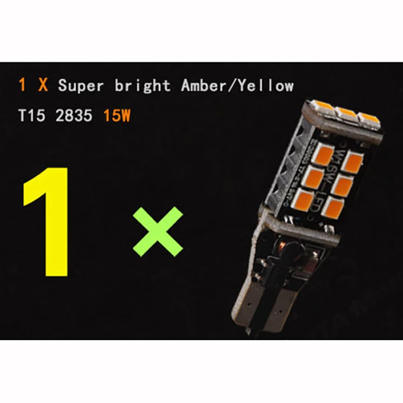T15/T10 912 W16W WY16W 15 SMD 2835 светодиодный Авто фонарь стоп сигнала резервные фары заднего
