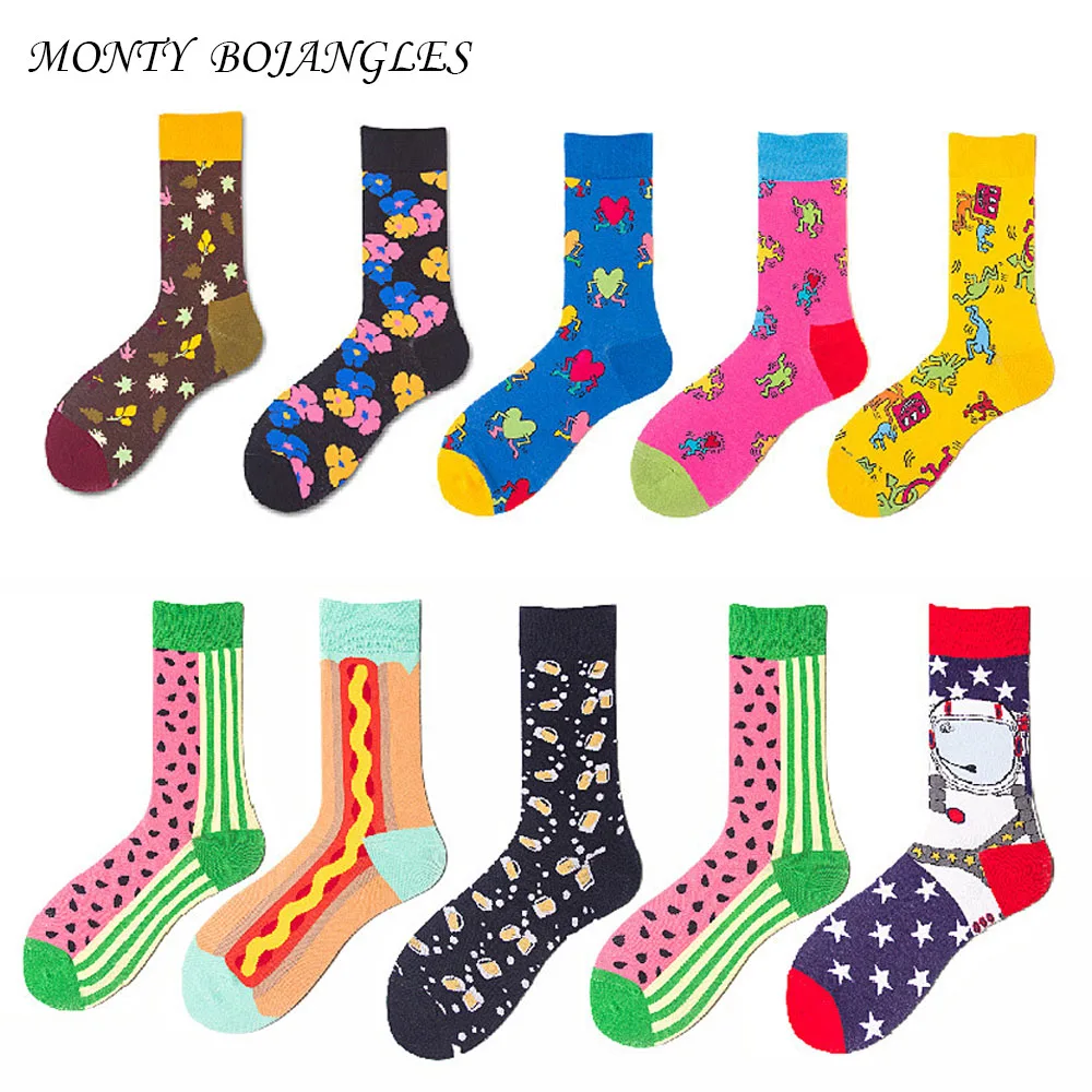 

Monty Bojangles happy socks funny socks compression socks men socks cotton socks winter socks sokken pop socks long socks