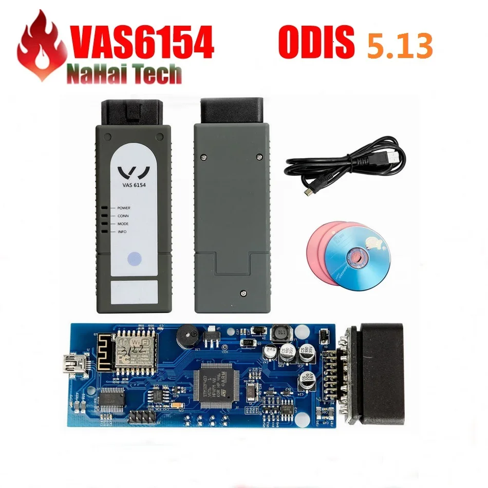 VAS6154 VAS 6154 ODIS 5,13 с Wi-Fi такой же функцией, как VAS5054A VAS 5054 диагностический сканер
