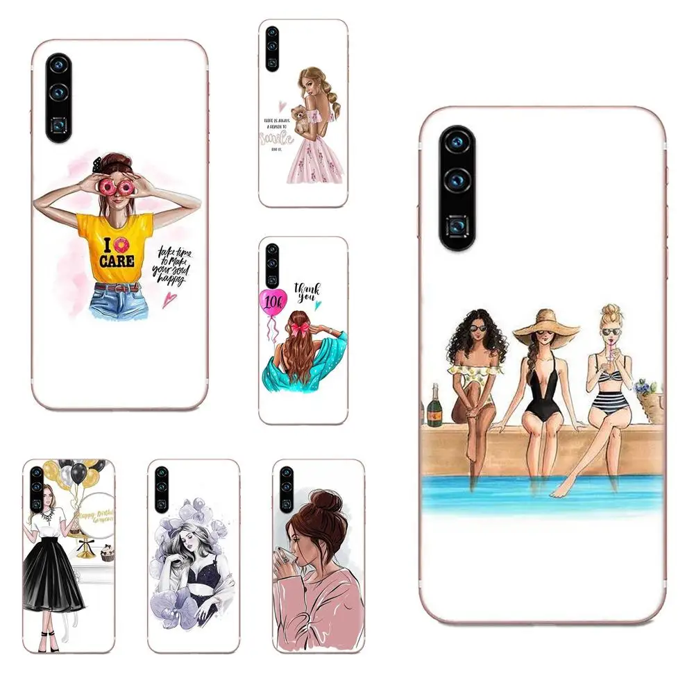 Super Mama Girly Gir для Motorola Moto G G2 G3 G4 G5 G6 G7 Plus TPU оригинал | Мобильные телефоны и аксессуары