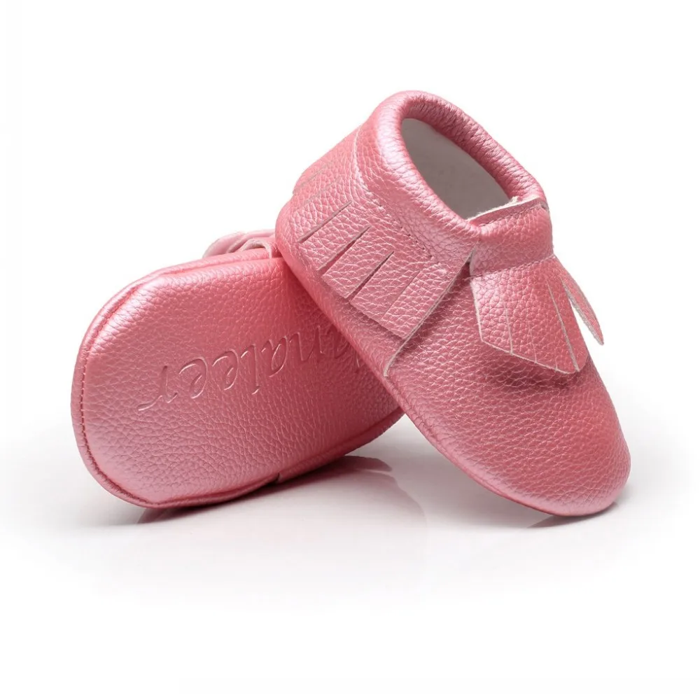Toddler Baby Shoes Moccasins Fringe Soft Leather Unisex Infant Shoes Slip-on Slippers