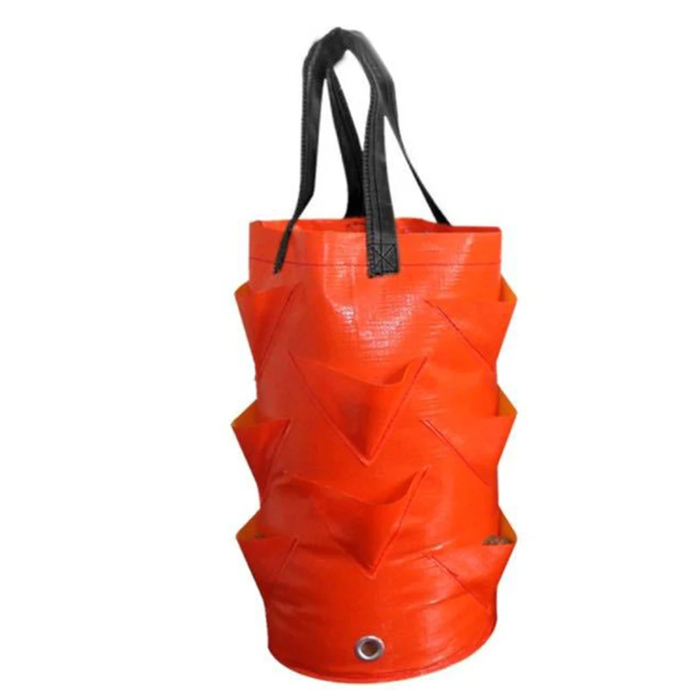 

3 Gallons Multi-mouth Strawberry Planting Growing Bag Container Bags Grow Planter Pouch Root Bonsai Plant Pot Garden Supplies