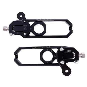 

Motorcycle Rear Axle Chain Adjuster Tensioners Black for BMW S1000R S1000RR S 1000R 1000RR S 1000 RR HP4 2009 2010 2011 2012 201