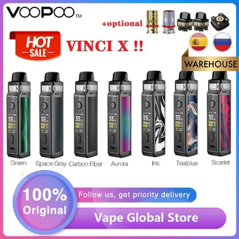 

Original 70W VOOPOO VINCI X Pod Kit w/ Dual-coil System Powered by Single 18650 Battery No Battery Vape Kit VS Vinci Kit/Drag 2