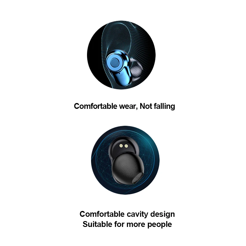 H& A Новые Bluetooth V5.0 беспроводные наушники Bluetooth наушники Hi-Fi стерео спортивные наушники гарнитура наушники для iOS Android телефонов